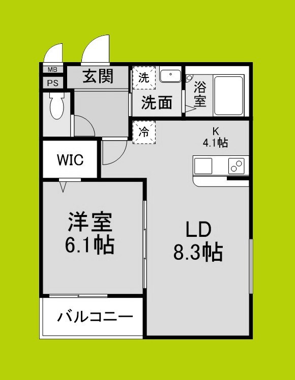 グランメゾンゆずり葉Ⅰ番館 間取り図