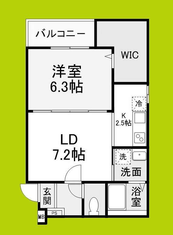 グランメゾンゆずり葉Ⅱ番館 間取り