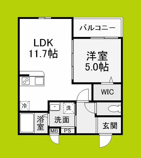 グランメゾンゆずり葉Ⅱ番館 間取り