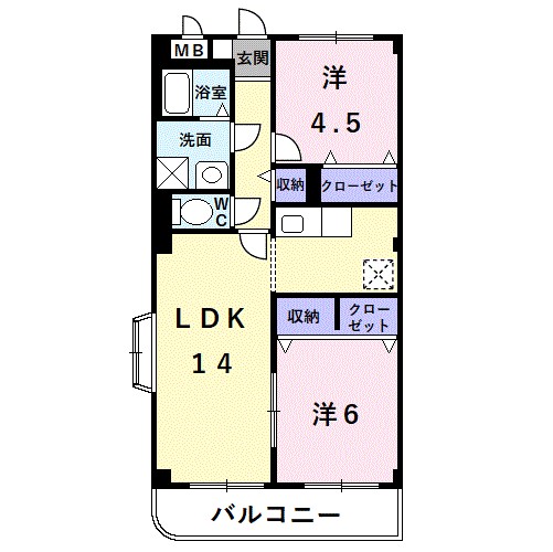ドミールＡＭ 間取り
