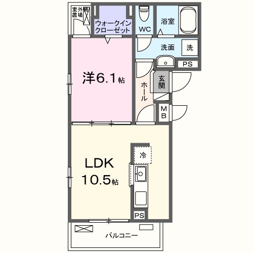 パインオーク　Ａ 間取り