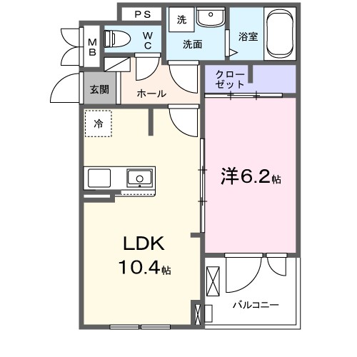 パインオーク　Ｂ 間取り