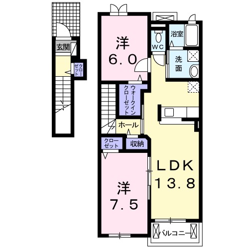 ヴィティス・ハイツ 間取り