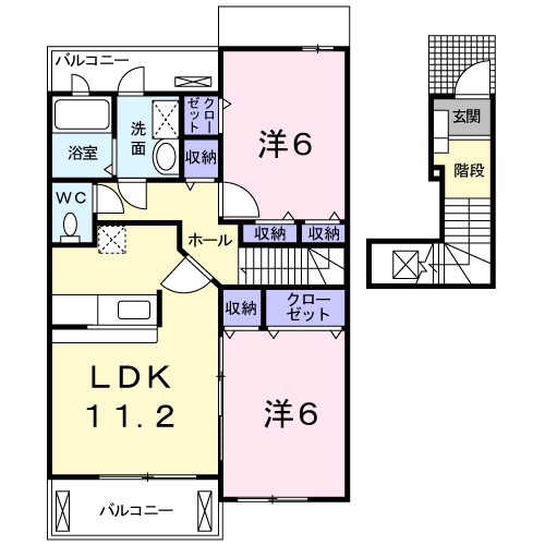 ピアッツァ　フィオーレ 間取り