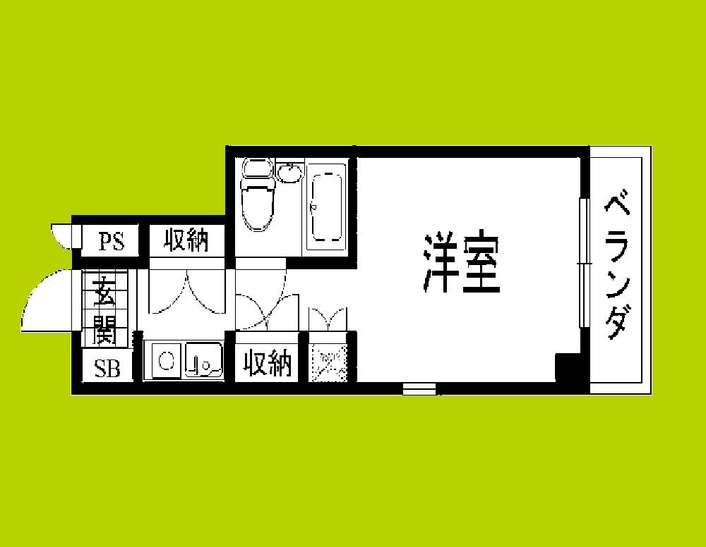 ベルメゾン朝潮橋 間取り