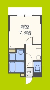 ラパンジール四天王寺東 間取り