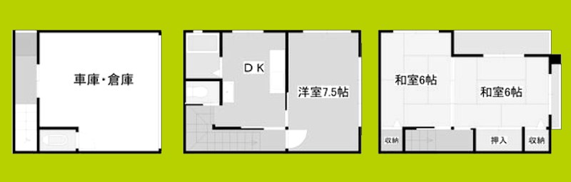 阪南町３丁目貸家 間取り