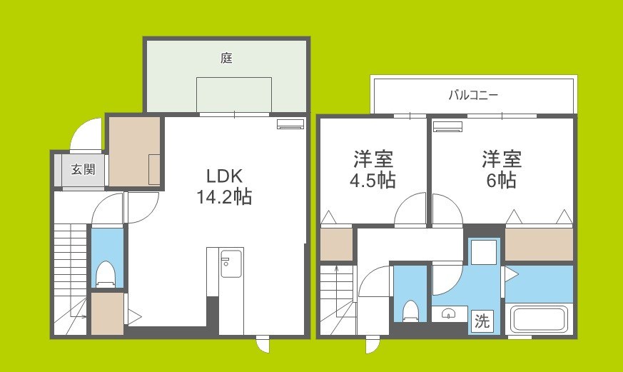 トリシアコートあべのTS 間取り