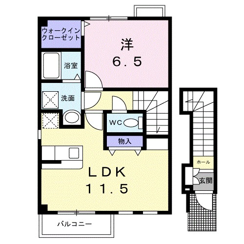 プラシードⅡ 間取り