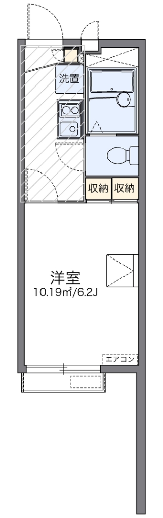 レオパレスたんぽぽ 間取り