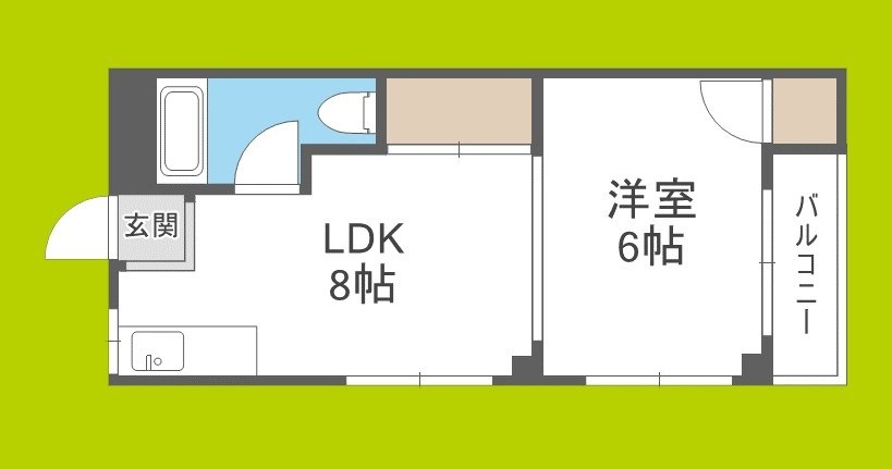 Y’ｓ今里駅前 間取り