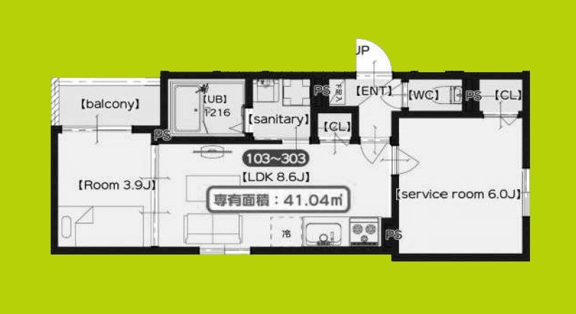 SAKURA RIVER 間取り