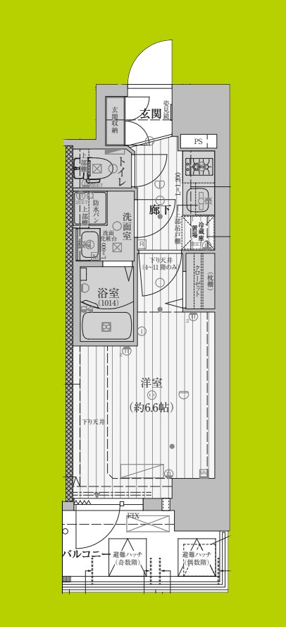ファーストフィオーレ吹田レガーメ 間取り