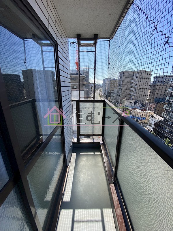 玉造クローバーハイツ ベランダ