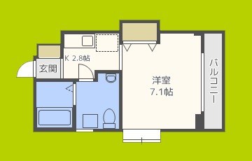 ブルービー玉造 間取り