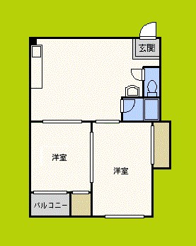 コーポウエスト神路 間取り