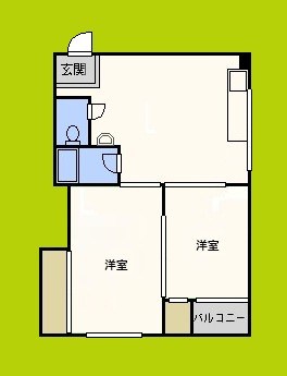 コーポウエスト神路 間取り
