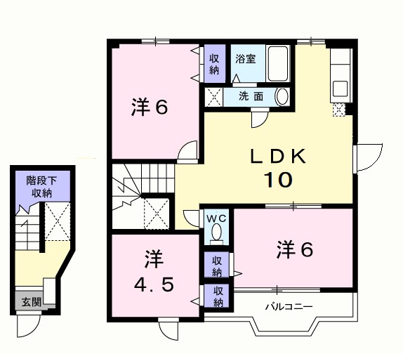 エアリーＢ棟 間取り