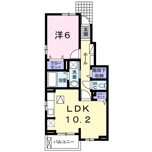 ヴィラ　カレント　ウエスト 間取り