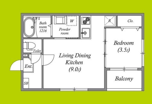 ハーモニーテラス末広町 間取り