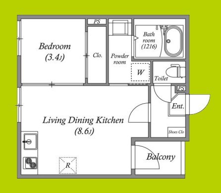 Wood Garden Ⅱ 間取り