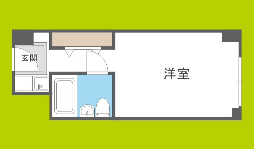 ステュディオ新大阪 間取り