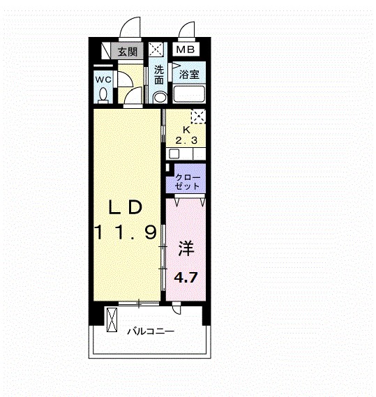 メゾンラフィネ 間取り