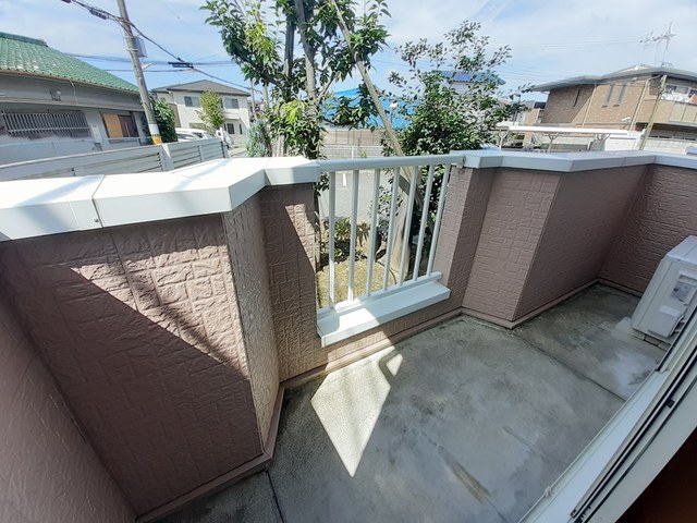 ブルーメ・バージェ ベランダ