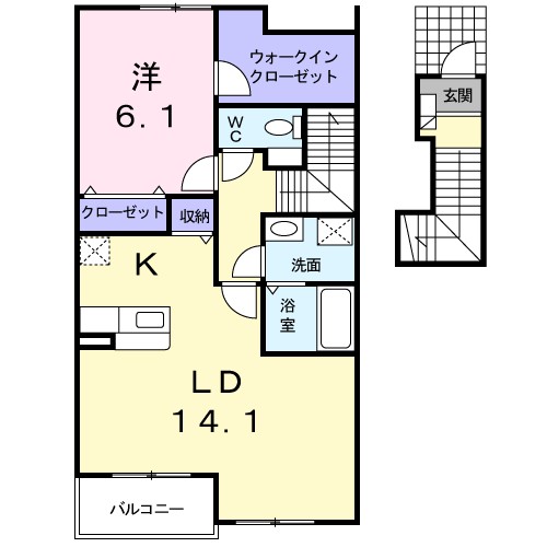 カルム　オーブ 間取り