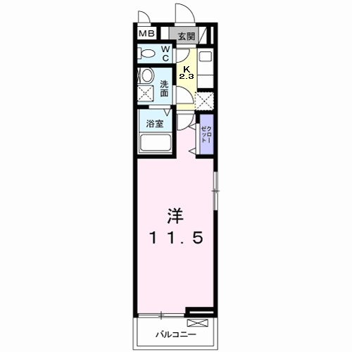 フェリーチェⅡ 間取り