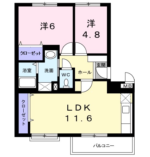 コスモスマンション 間取り
