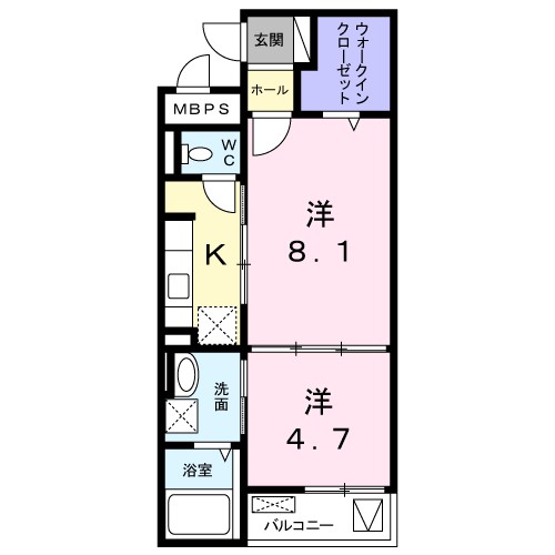 ライル　Ⅰ 間取り