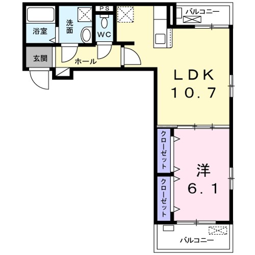 プラシード上泉 間取り