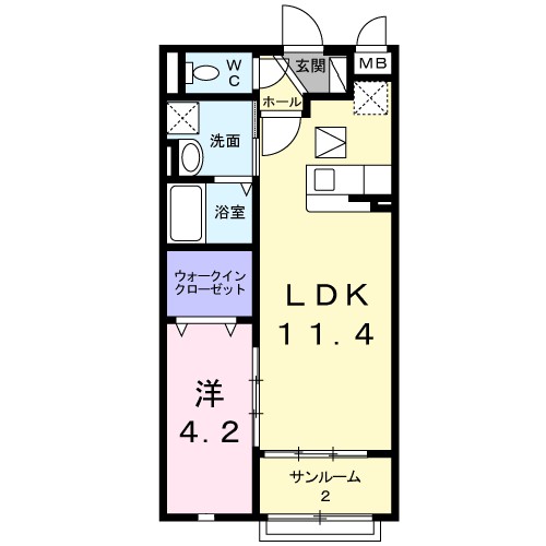 フレイム　ガーデン 間取り