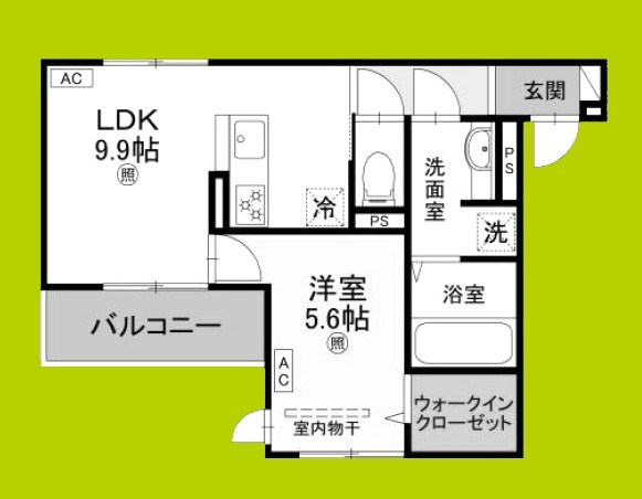パサログランデ鳳中町 間取り