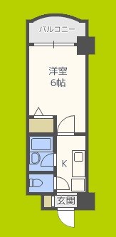 ローズコーポ西中島 間取り