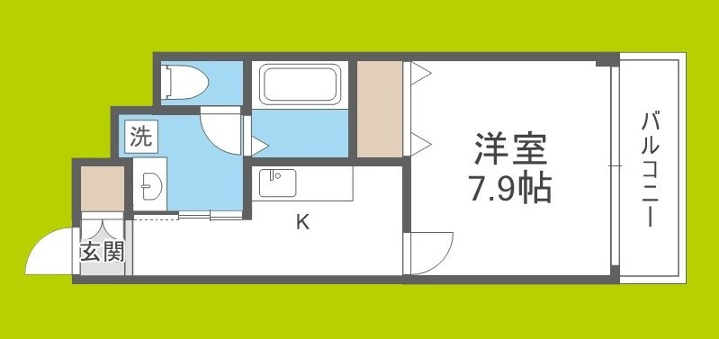 アンプルール　フェール　ドミール 間取り