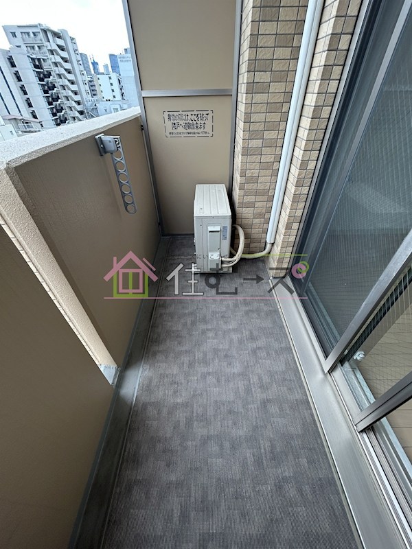 プレサンス天神橋ディオレ ベランダ