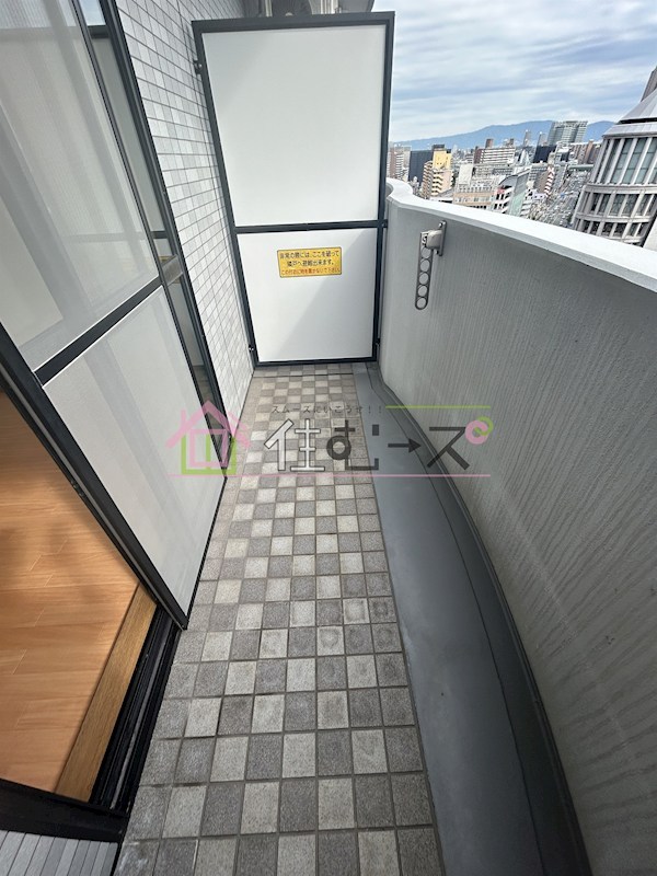 ノルデンタワー天神橋 ベランダ