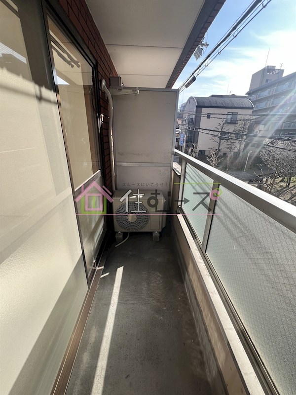 瓜破シャルマン ベランダ