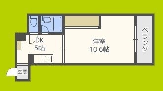 東洋プラザ高倉 間取り