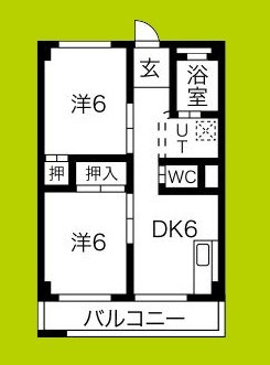 都島ハイツ 間取り