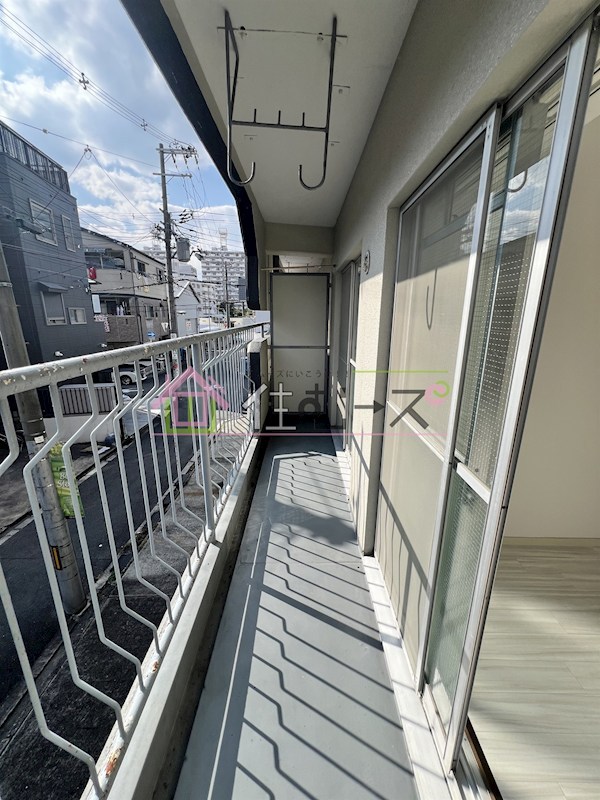 都島ハイツ ベランダ