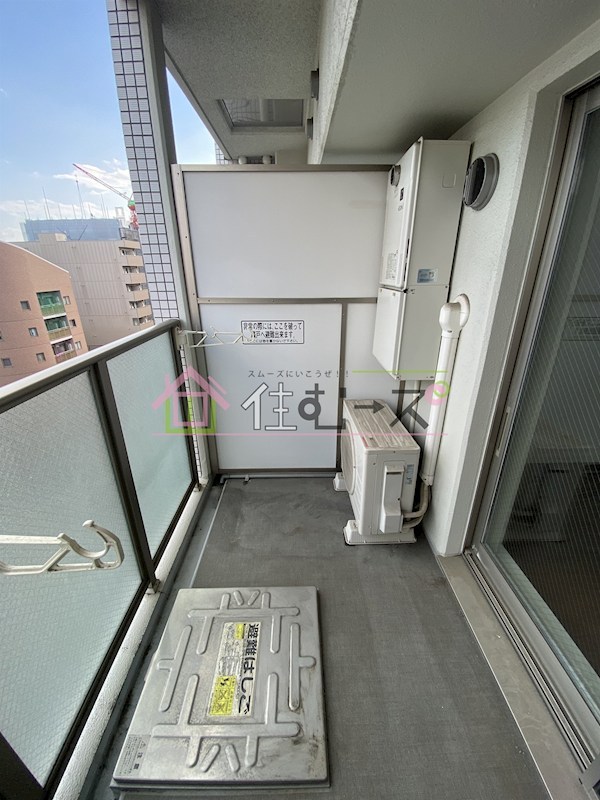 レオンコンフォート谷町六丁目 ベランダ