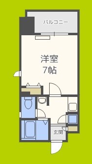 ジュネーゼ大阪城南 間取り