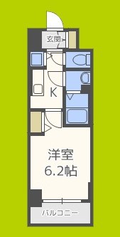 プレサンス北浜パレス 間取り