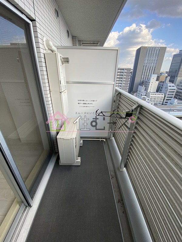 プレサンス北浜パレス ベランダ