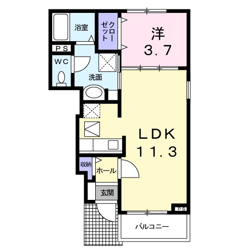 アルファⅠ号館 間取り