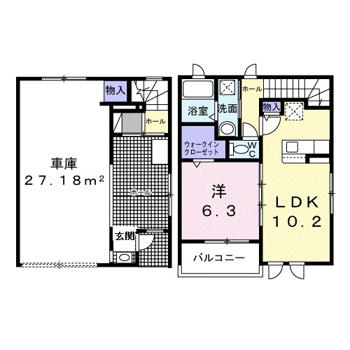 シエル　プラシードセレノカーサ 間取り図