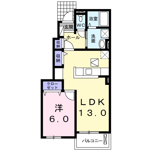 グランアンジュ　Ⅰ 間取り